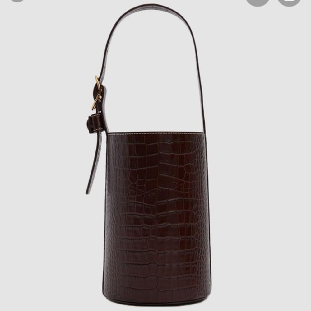 Trademark Croc Embossed Bucket Bag
